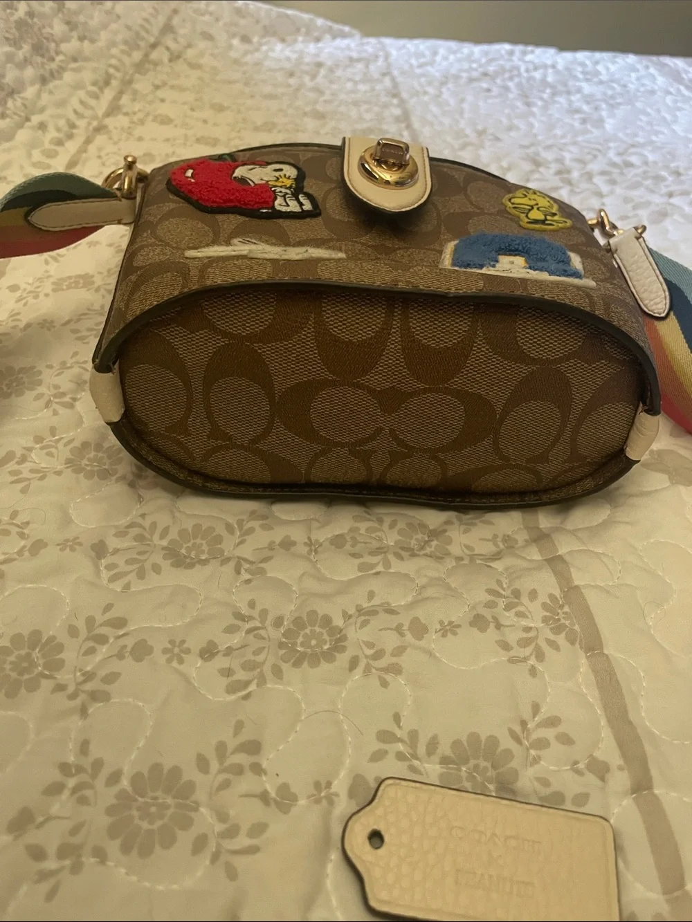 Coach signature coated